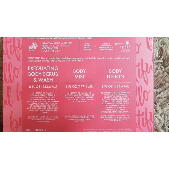 You Are Amazing Hello Beautiful Skin SUGAR PLUM BERRY 3 Piece Gift Set SEALED! - Picture 12 of 12